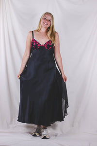 Bessa silkkinen vintage slip dress