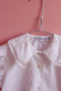 Lasten 80-luvun lyhythihainen vintagepusero 98-104 cm
