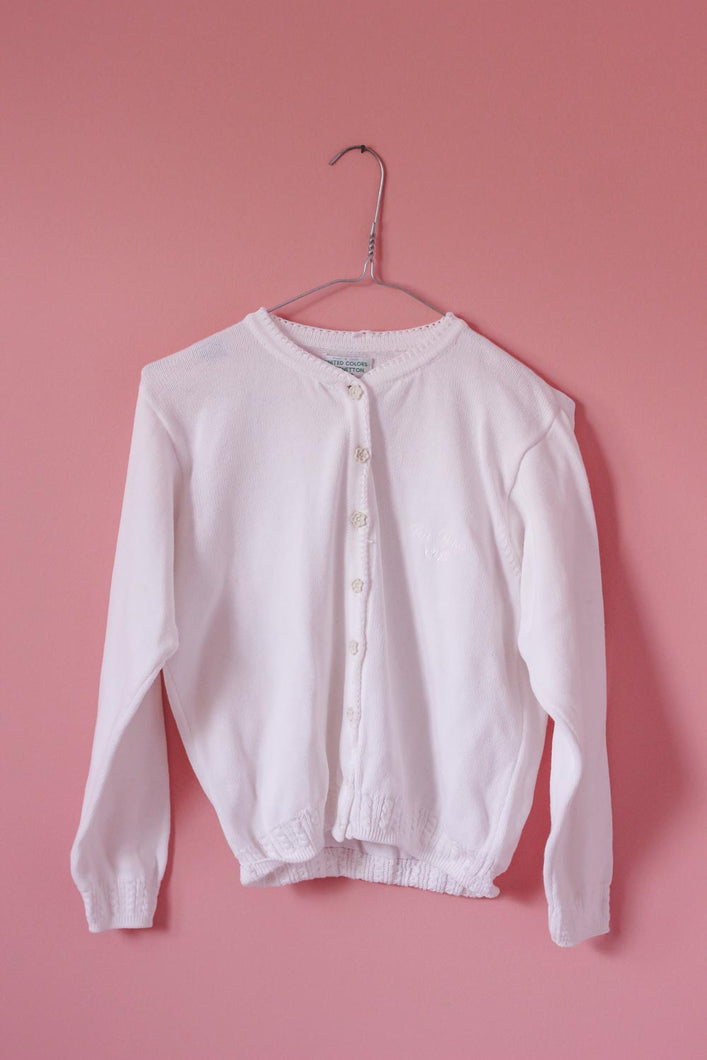 Lasten Benettonin vintagepuuvillaneule 160 cm