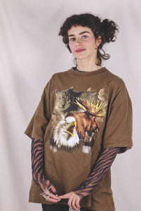 Wild life vintage t-paita