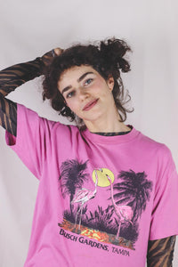 Flamingo 80/90-luvun vintage t-paita