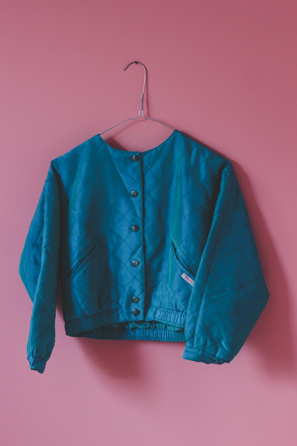 Lasten tummanvihreä vintagetikkibomber 130-140 cm