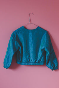 Lasten tummanvihreä vintagetikkibomber 130-140 cm