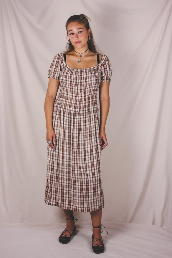 Redina 90-luvun vintageruutumekko