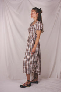 Redina 90-luvun vintageruutumekko