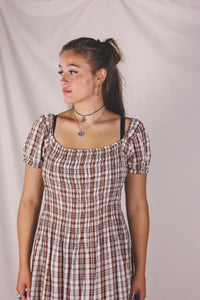 Redina 90-luvun vintageruutumekko