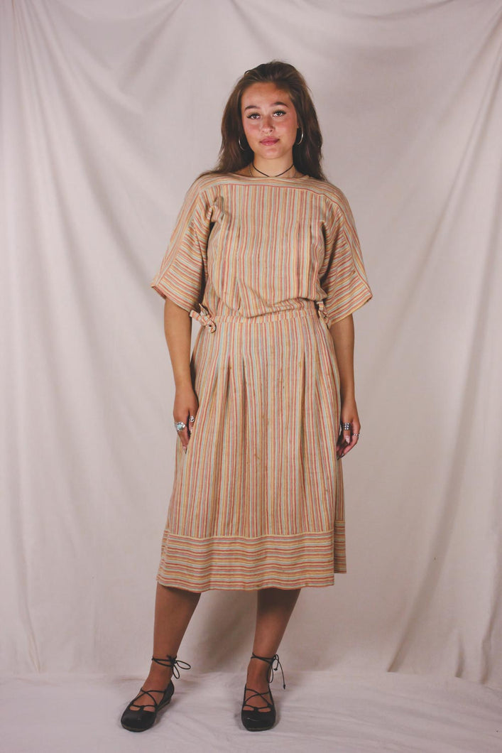 Dalmina 70-luvun vintagevillamekko