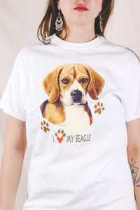 Beagle Love t-paita