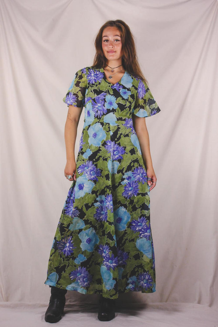 Elina 70-luvun vintagemekko