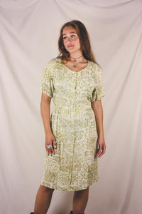 Ebba 90-luvun vintageviskoosimekko