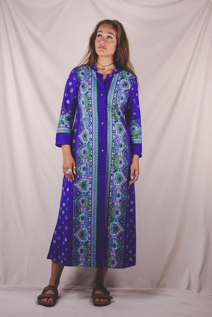 Margo 70-luvun napillinen vintagemekko