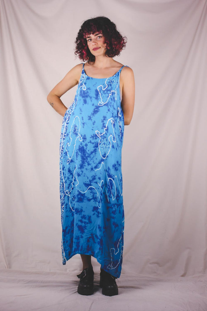 Blui 90-luvun vintagemekko