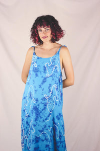 Blui 90-luvun vintagemekko