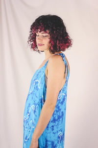 Blui 90-luvun vintagemekko