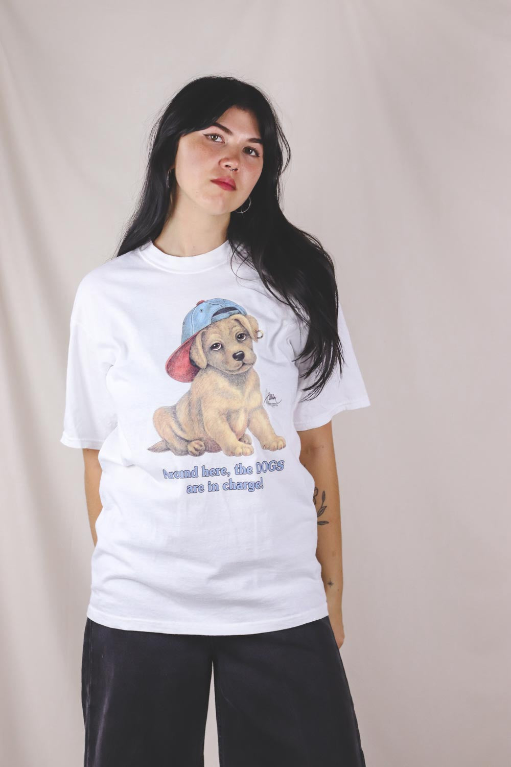 Lil puppy vintage t-paita