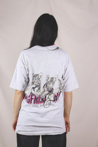 White tigers vintage t-paita