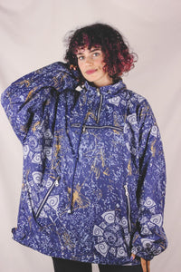 Olga 90-luvun fleecevuorellinen tuulitakki