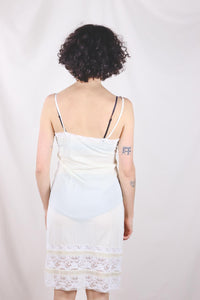 Perlon yellow vintage slip dress