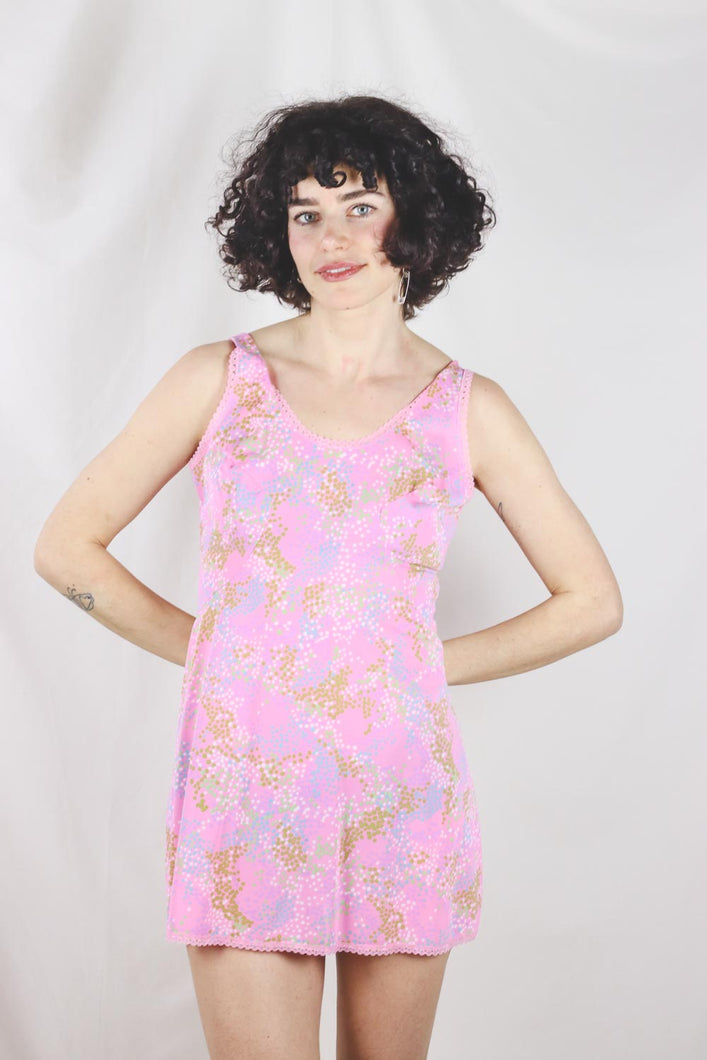 Dotsy 60-luvun vintage slip dress