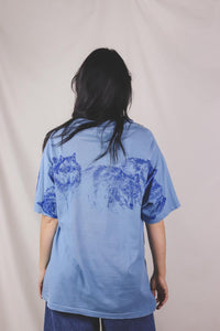 Wolf sleeve vintage t-paita