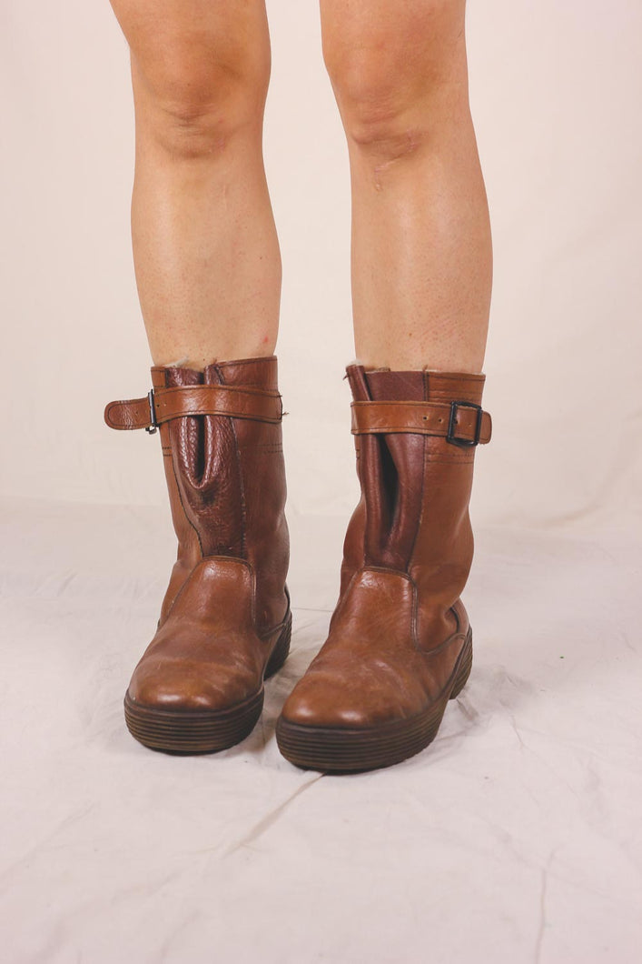 Ranskalaiset Grip-Neige vintagetalvisaappaat 39-40