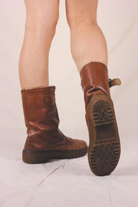 Ranskalaiset Grip-Neige vintagetalvisaappaat 39-40