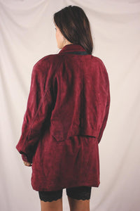 Samina vintagemokkanahkaparkatakki