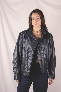 Evina vintagehapsunahkatakki