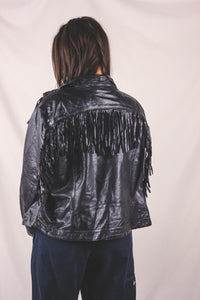 Evina vintagehapsunahkatakki