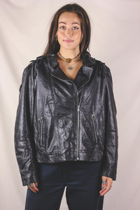 Evina vintagehapsunahkatakki