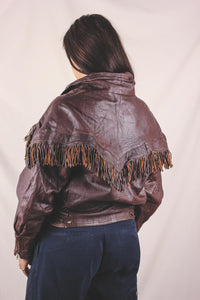Adela vintagehapsunahkatakki
