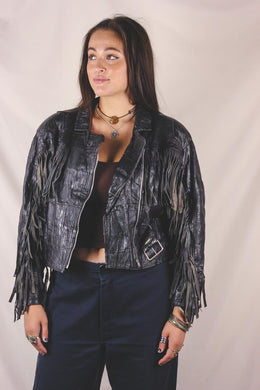 Leina vintagehapsunahkatakki