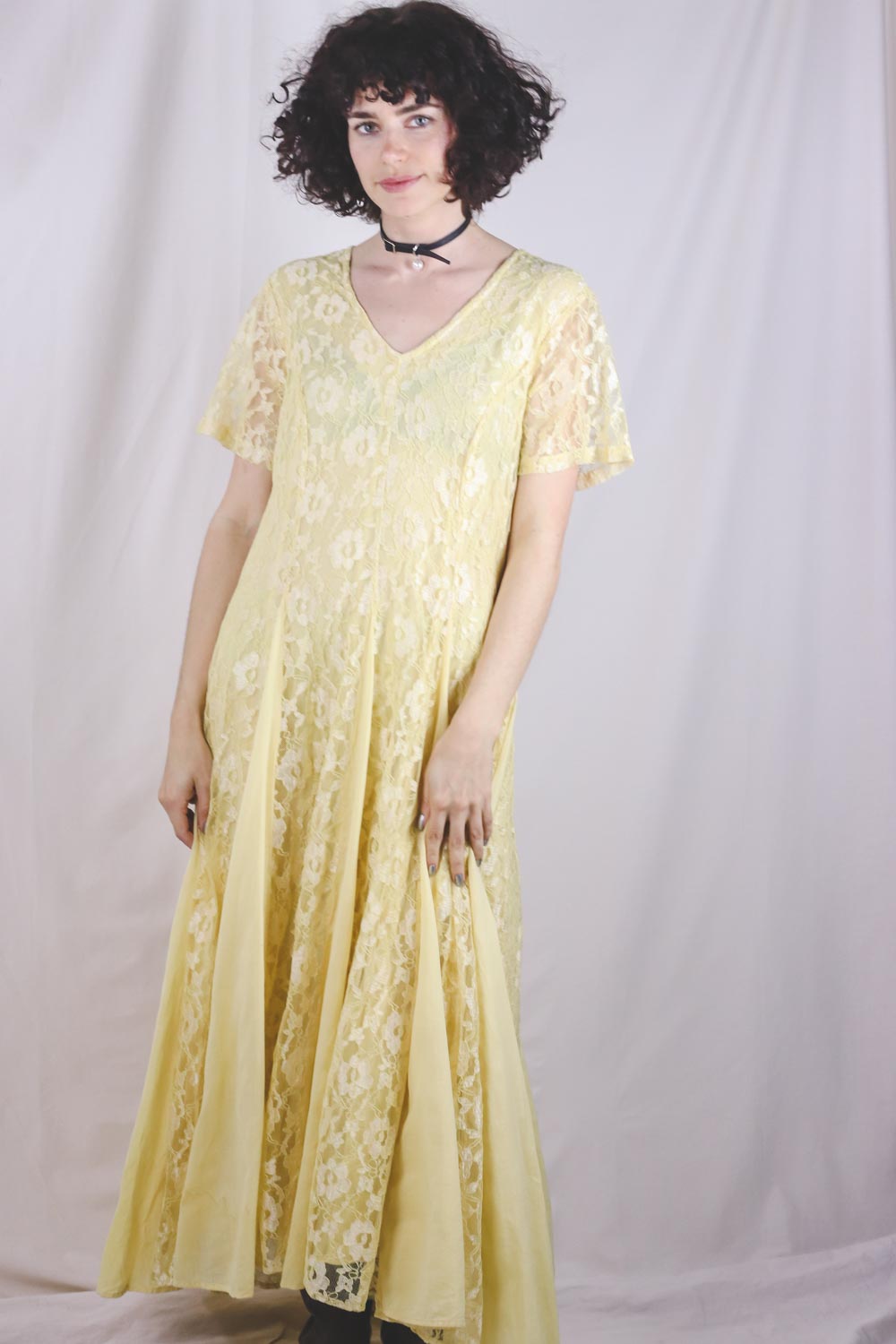 Elma 90-luvun vintagemekko