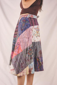Ines vintageviskoosihame