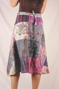 Ines vintageviskoosihame