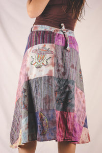 Ines vintageviskoosihame