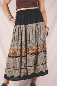 Hedda vintageviskoosihame