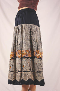 Hedda vintageviskoosihame