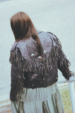 Renada vintagehapsunahkatakki
