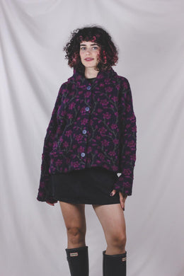 Merilda hupullinen kevyt vintagevillatakki
