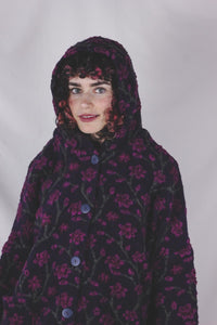 Merilda hupullinen kevyt vintagevillatakki