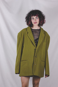 Ginny kotimainen vintagevillakangasbleiseri