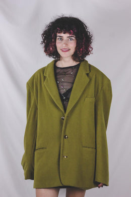 Ginny kotimainen vintagevillakangasbleiseri