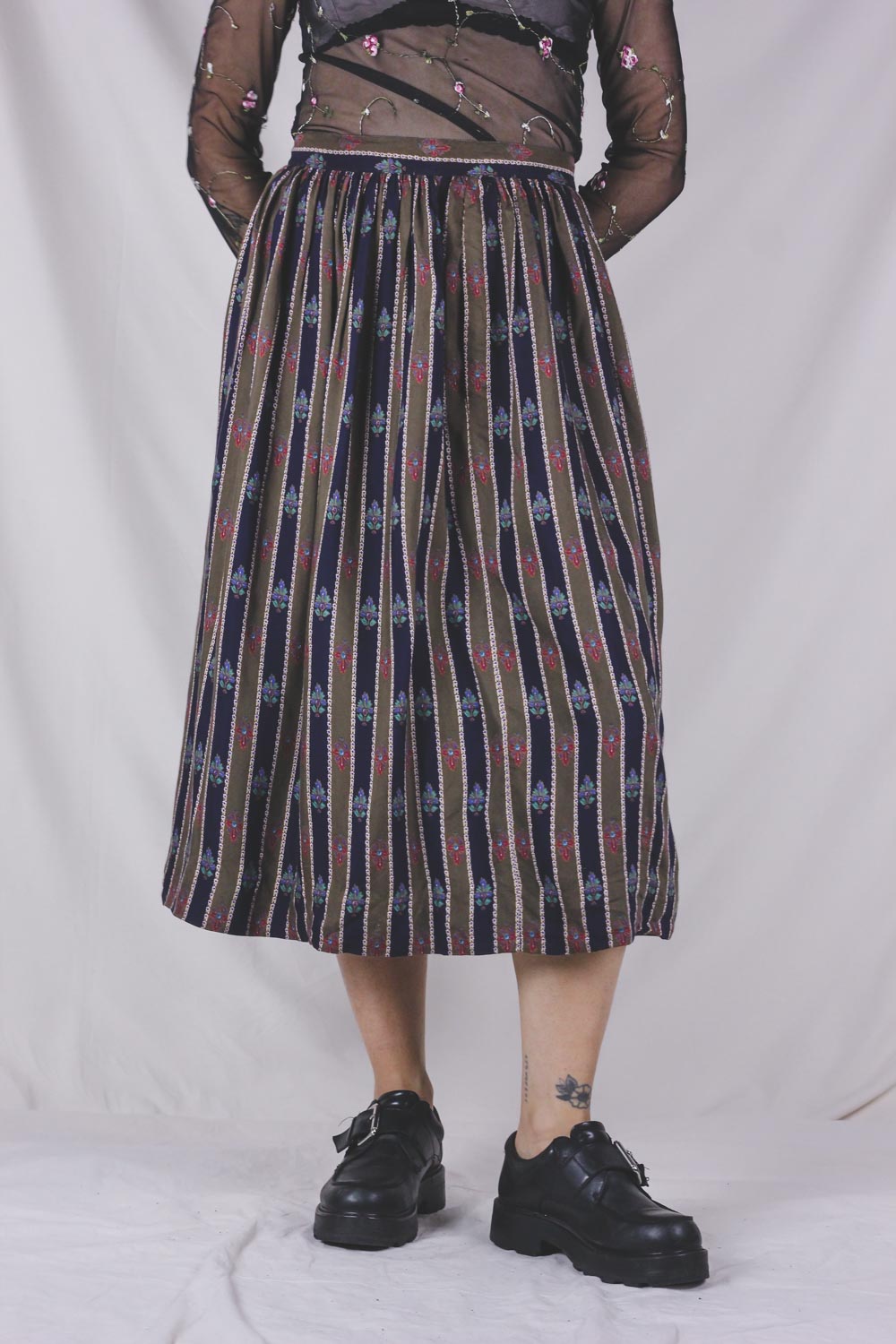 Sandy vintageviskoosihame