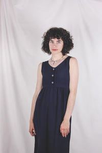 Lara italialainen vintageviskoosimekko