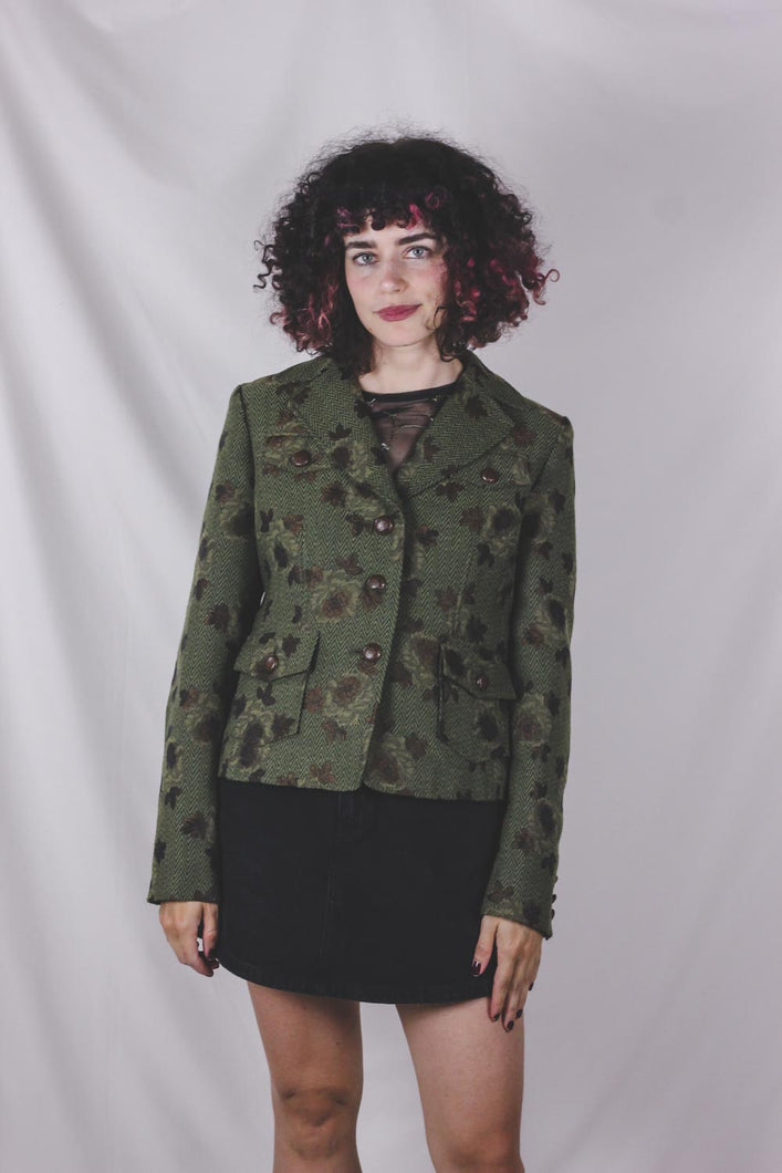 Carla vintagevillakangastakki