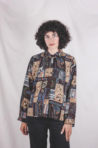 Fiola kotimainen vintageviskoosipusero