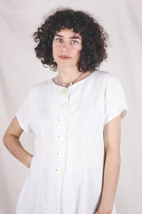 Eila vintagepellavasekoitepusero