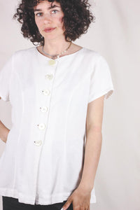 Eila vintagepellavasekoitepusero
