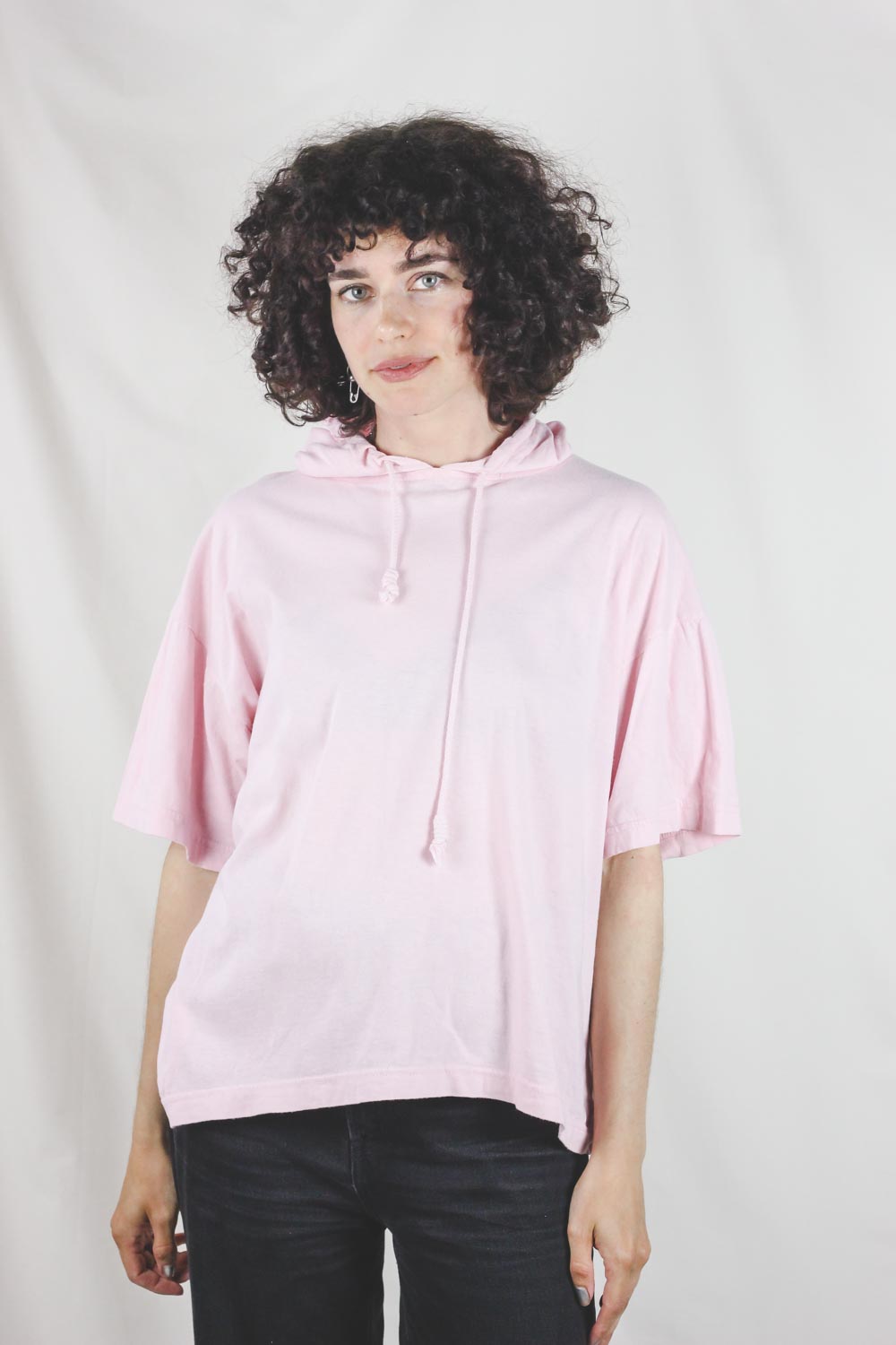 Baby pink vintagehupparipaita
